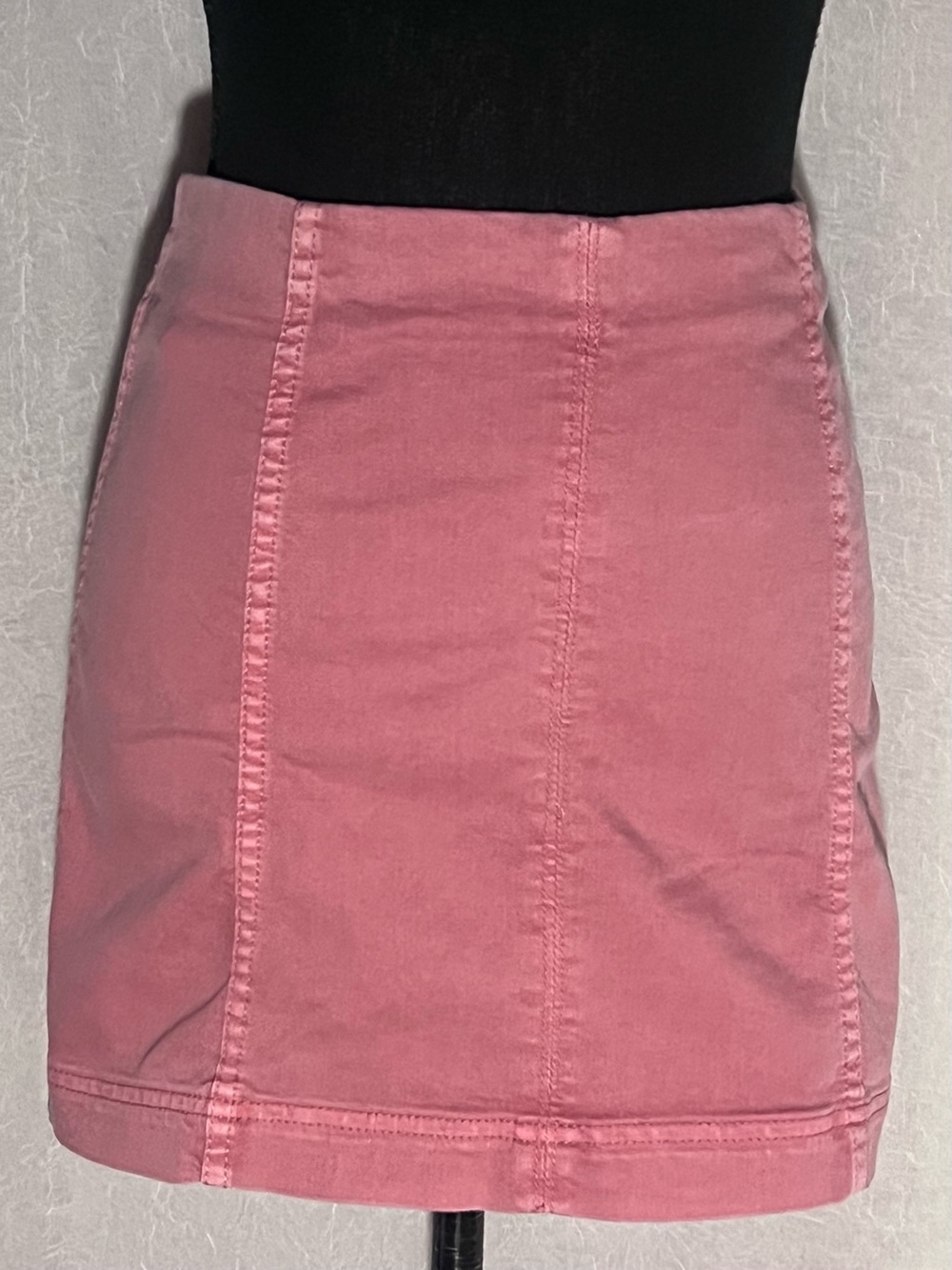 Jolt Pink Panel Mini Skirt
